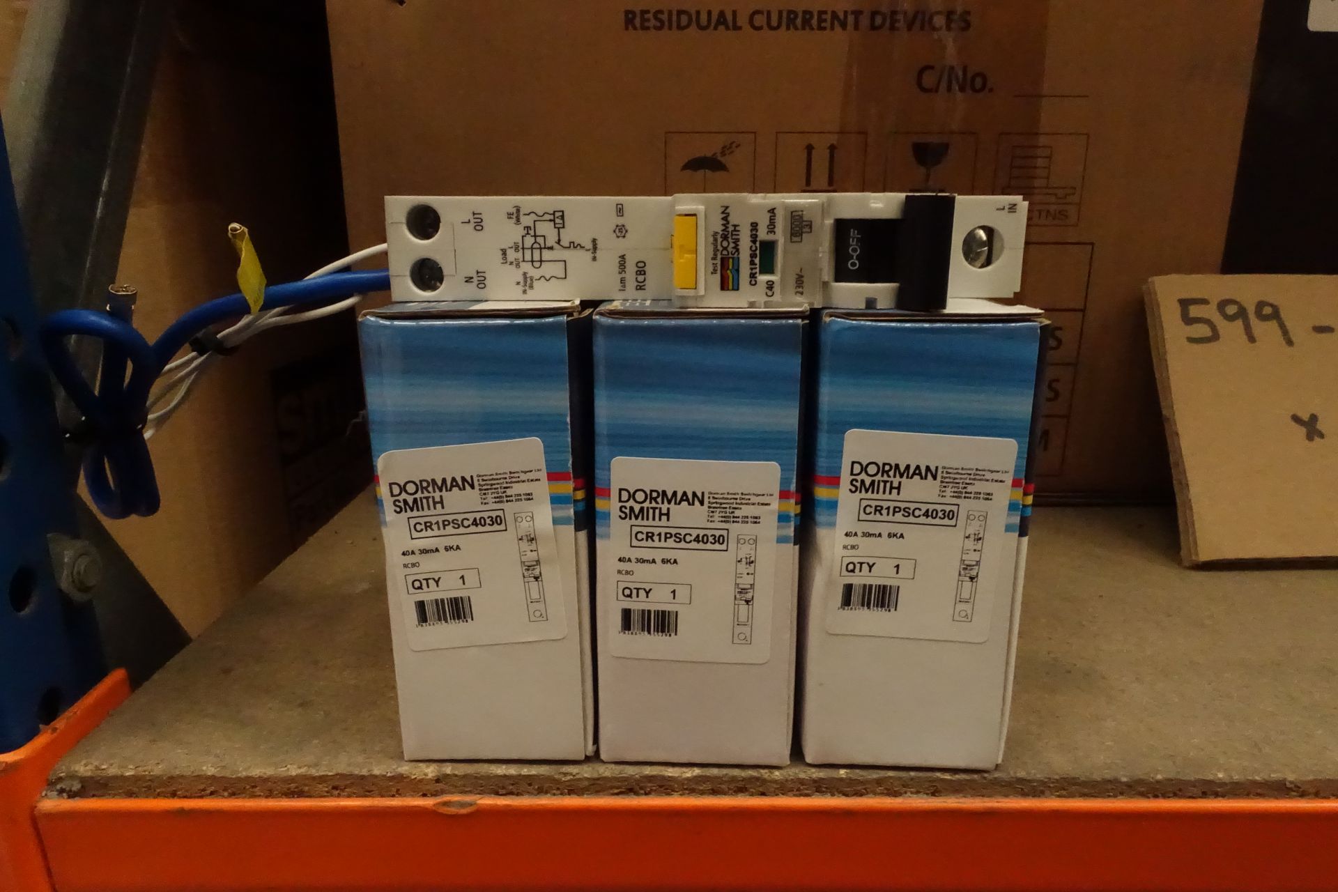 30 x DORMAN SMITH CRIPSC4030 40A RCBO's 30mA 6kA