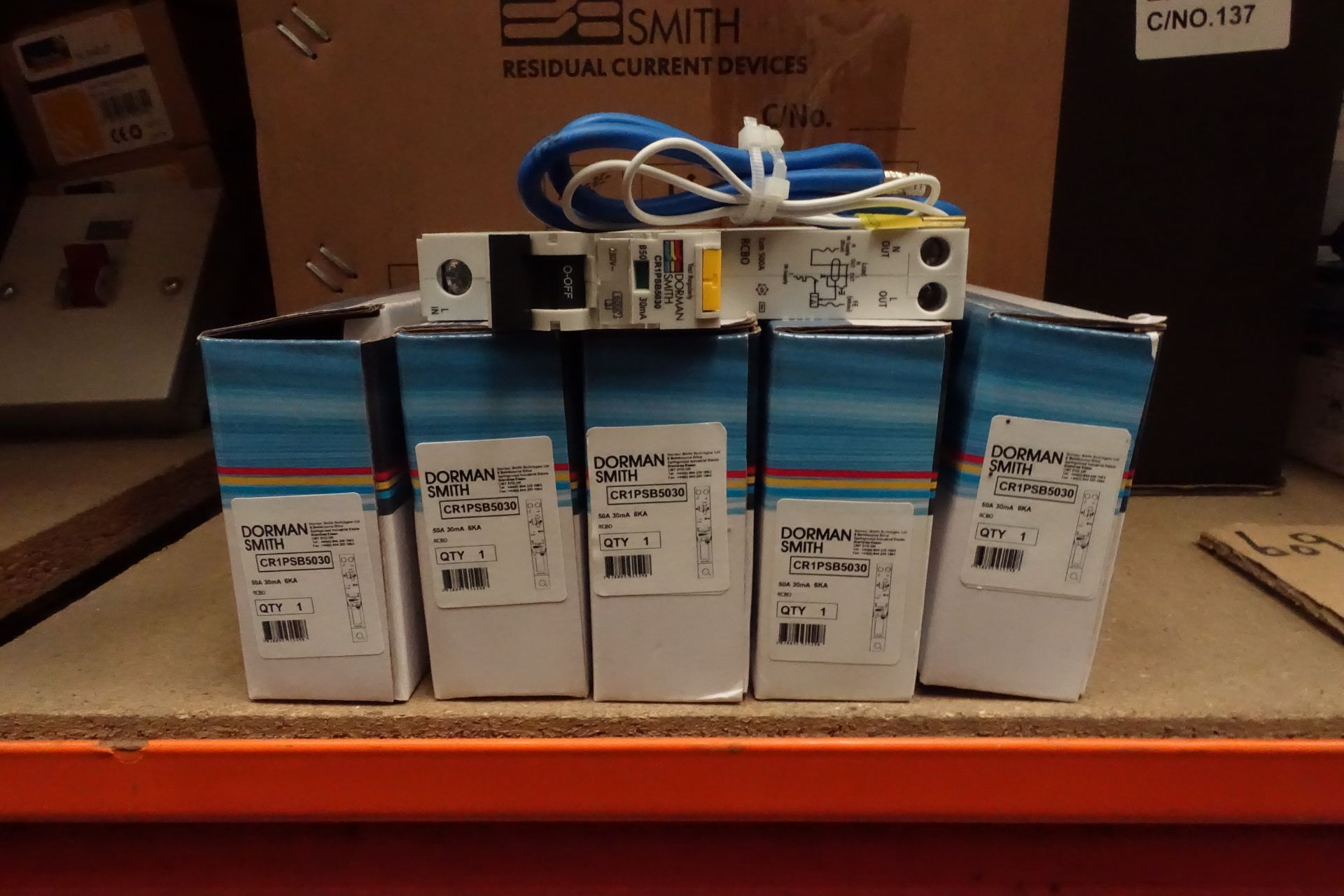 30 x DORMAN SMITH CRIPSB5030 50A RCBO's 30mA 6kA