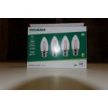 192 x SYLVANIA 0028221 4.5W LED RETRO Candle Lamps B22 Fitting