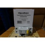 20 x HAMILTON HLRCD100100A 100 Amp Double Pole RCD 100 mA