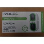 3 x ROLEC EVWP2010 16Amp Wall Pod/SKT Electric Car Charger Green/White