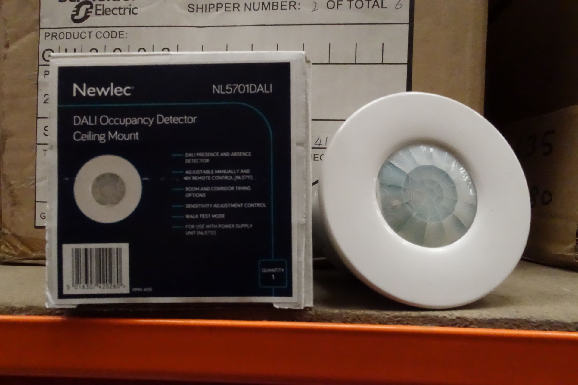 30 x NEWLEC NL5701DALI Occupancy Detectors Ceiling Mount White Finish