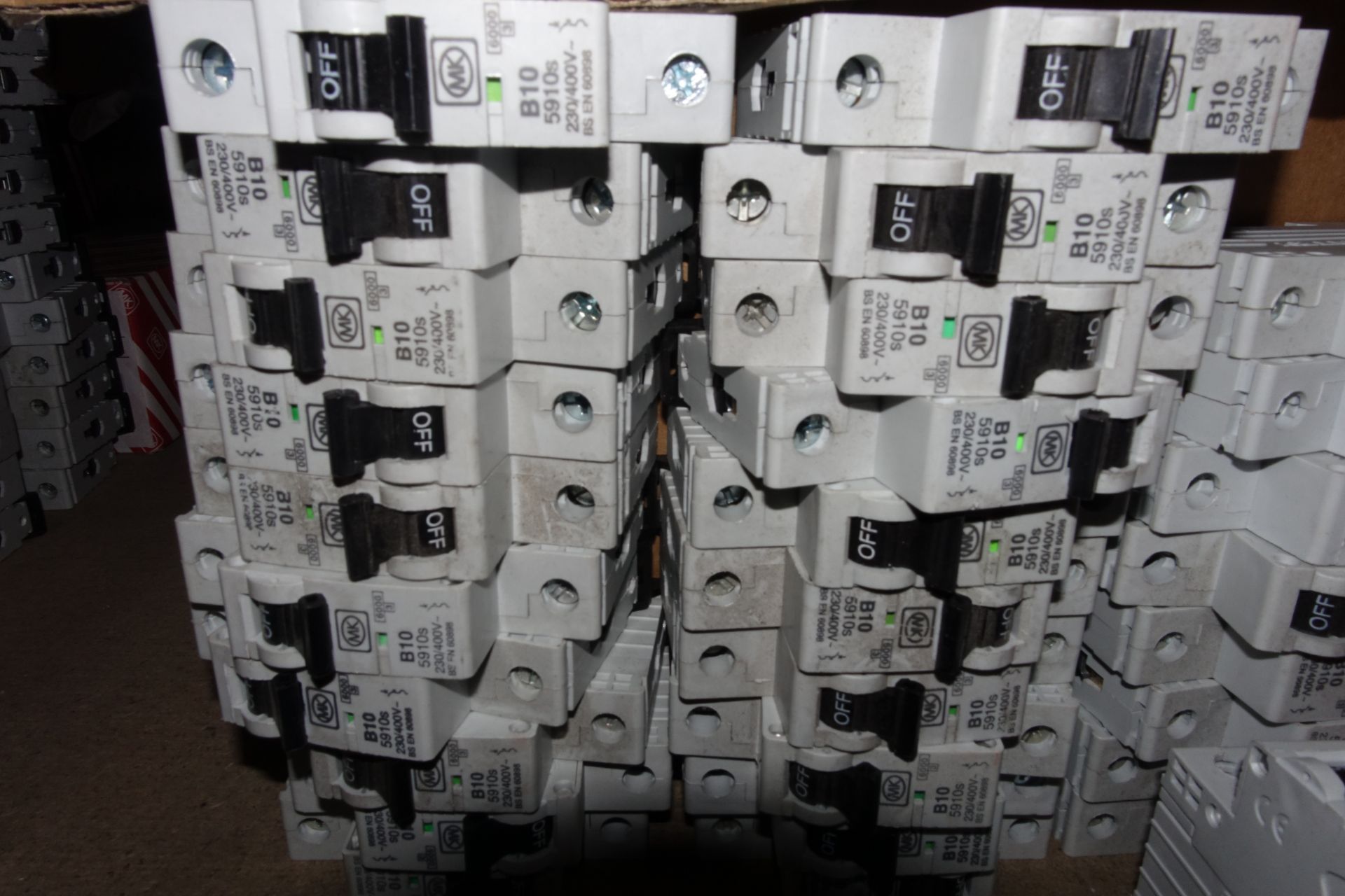 80 x MK 5910s 10Amp Single Pole MCB's Type B