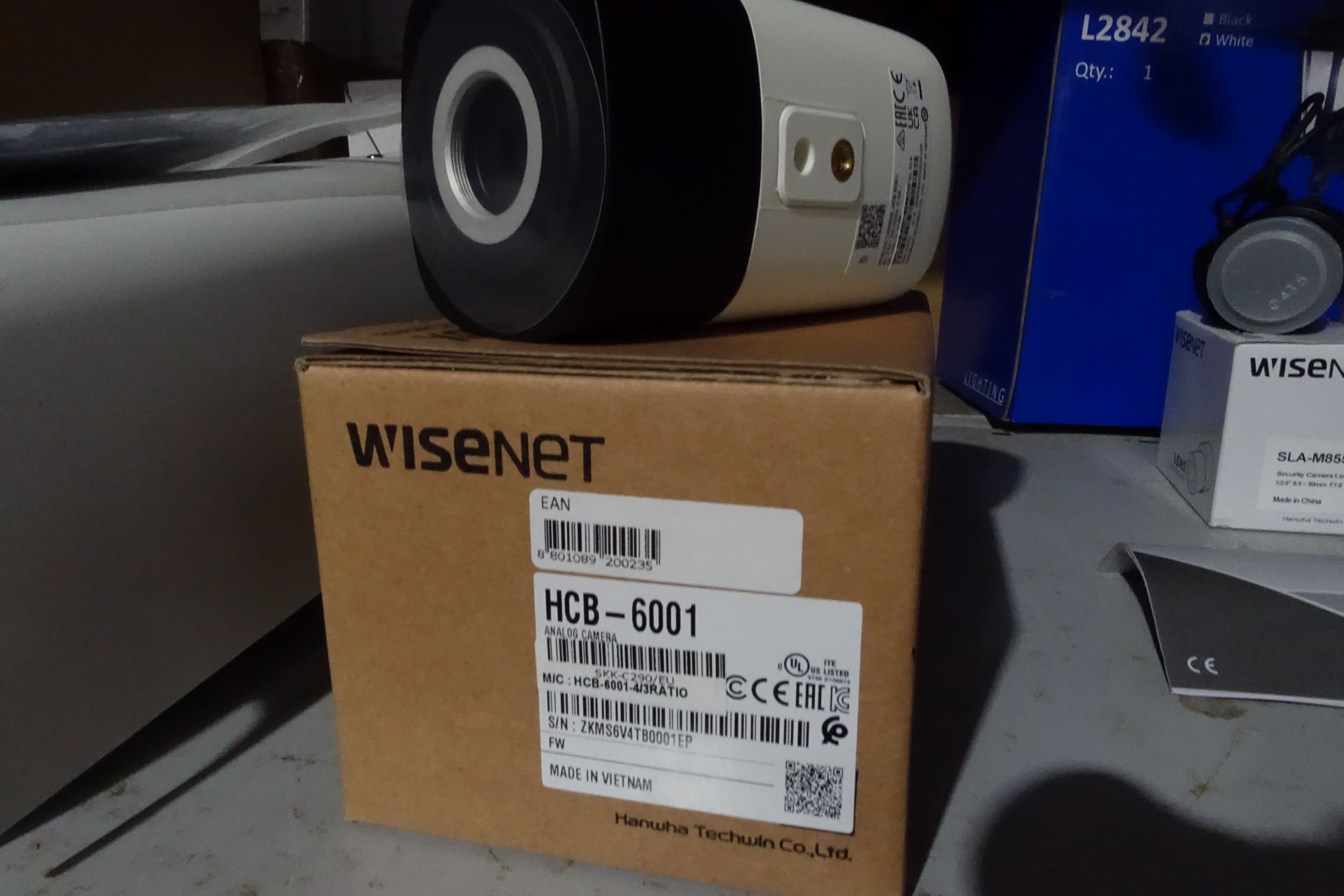 10 x WISENET HCB-6001 Security Camera 1920 x 1080 Pixels Indoor or Outdoor
