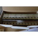 12 X SCHNEIDER A9F54206 6Amp Double Pole Type C MCB