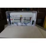 4 x SCHNEIDER EZ9ER6RMRE 6 + 6 Way Split Load Populated Metal Consumer Units C/W 1 x 100A Switch + 2