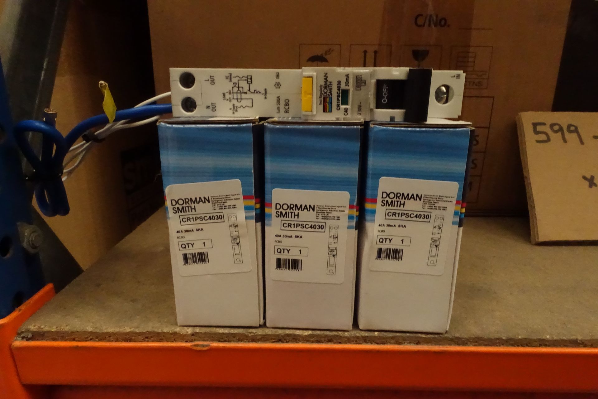 30 x DORMAN SMITH CRIPSC4030 40A RCBO's 30mA 6kA