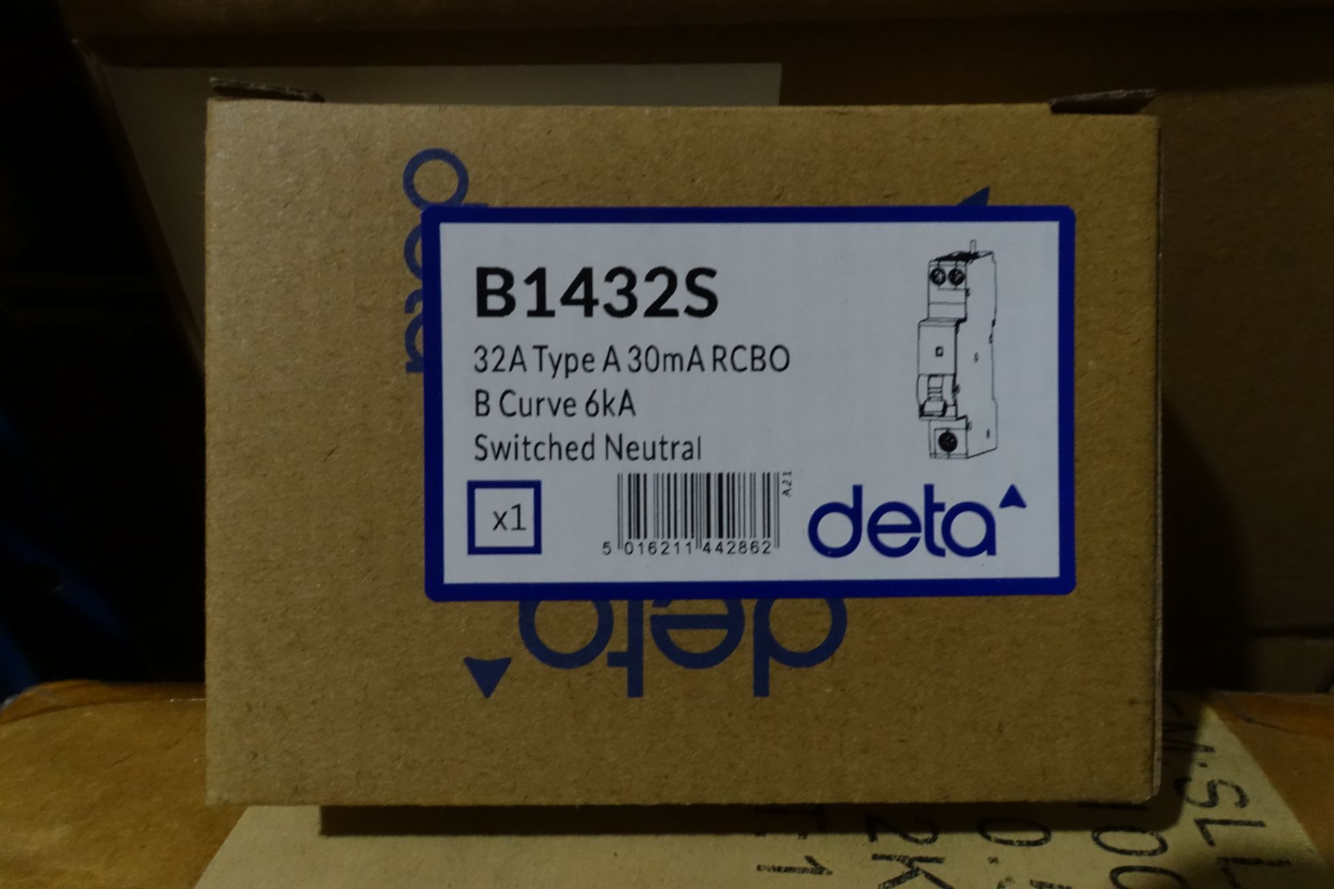 30 x DETA B14325 32Amp RCBO's Type A 30mA B Curve 6kA