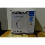 20 x AURORA BH108/40 8W LED Round Bulkheads IP65 4000K White Finish