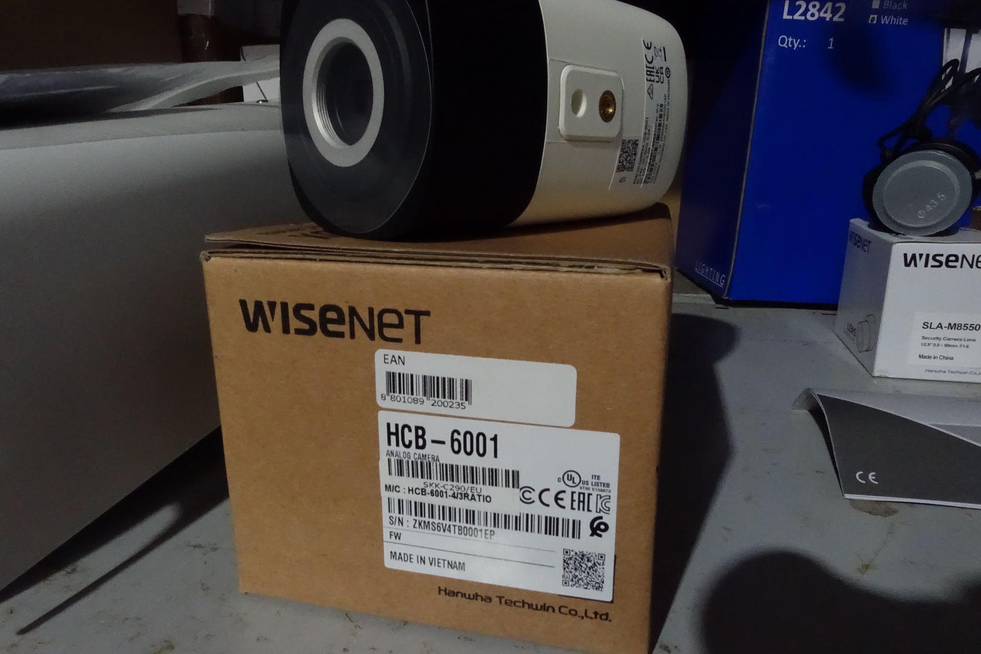 10 x WISENET HCB-6001 Security Camera 1920 x 1080 Pixels Indoor or Outdoor