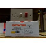 100 x CONTACUM RET2456 45A Cooker Control Units with 13Amp Switched Socket