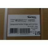 1 x MATRIX MFU251/2 Intergrated Larder Fridge with Ice Box