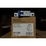 120 x DETA B1240 40Amp MCB's Type B 6kA