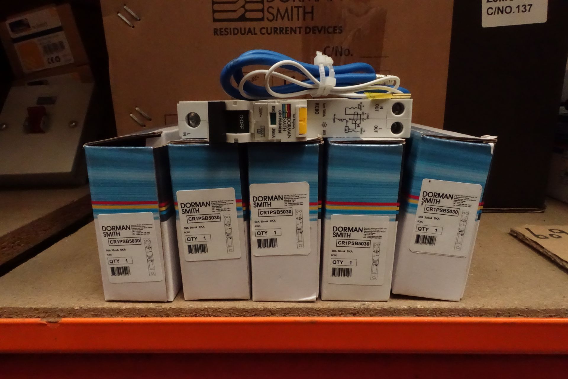 30 x DORMAN SMITH CRIPSB5030 50A RCBO's 30mA 6kA