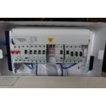 4 x SCHNEIDER EZ9ER6RMRE 6 + 6 Way Split Load Populated Metal Consumer Units C/W 1 x 100A Switch + 2