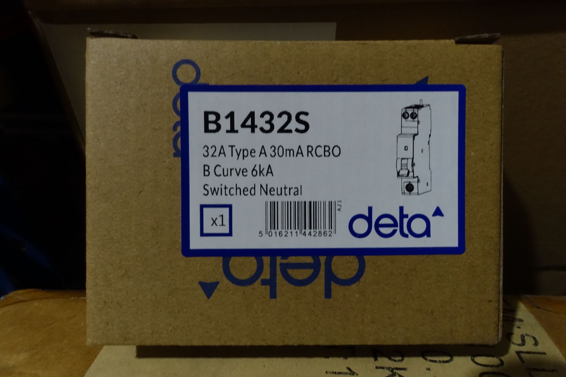 30 x DETA B14325 32Amp RCBO's Type A 30mA B Curve 6kA