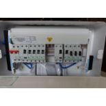 4 x SCHNEIDER EZ9ER6RMRE 6 + 6 Way Split Load Populated Metal Consumer Units C/W 1 x 100A Switch + 2