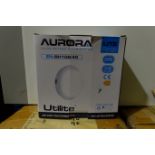 20 x AURORA BH108/40 8W LED Round Bulkheads IP65 4000K White Finish