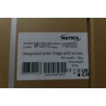1 x MATRIX MFU251/2 Intergrated Larder Fridge with Ice Box