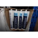 72 x Tubes of Super Cover Adhesive Filler 310ML White EXP 07-09/2024