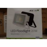 20 x AVENGE AGFLM20W 20W LED Floodlights 4000K White Finish