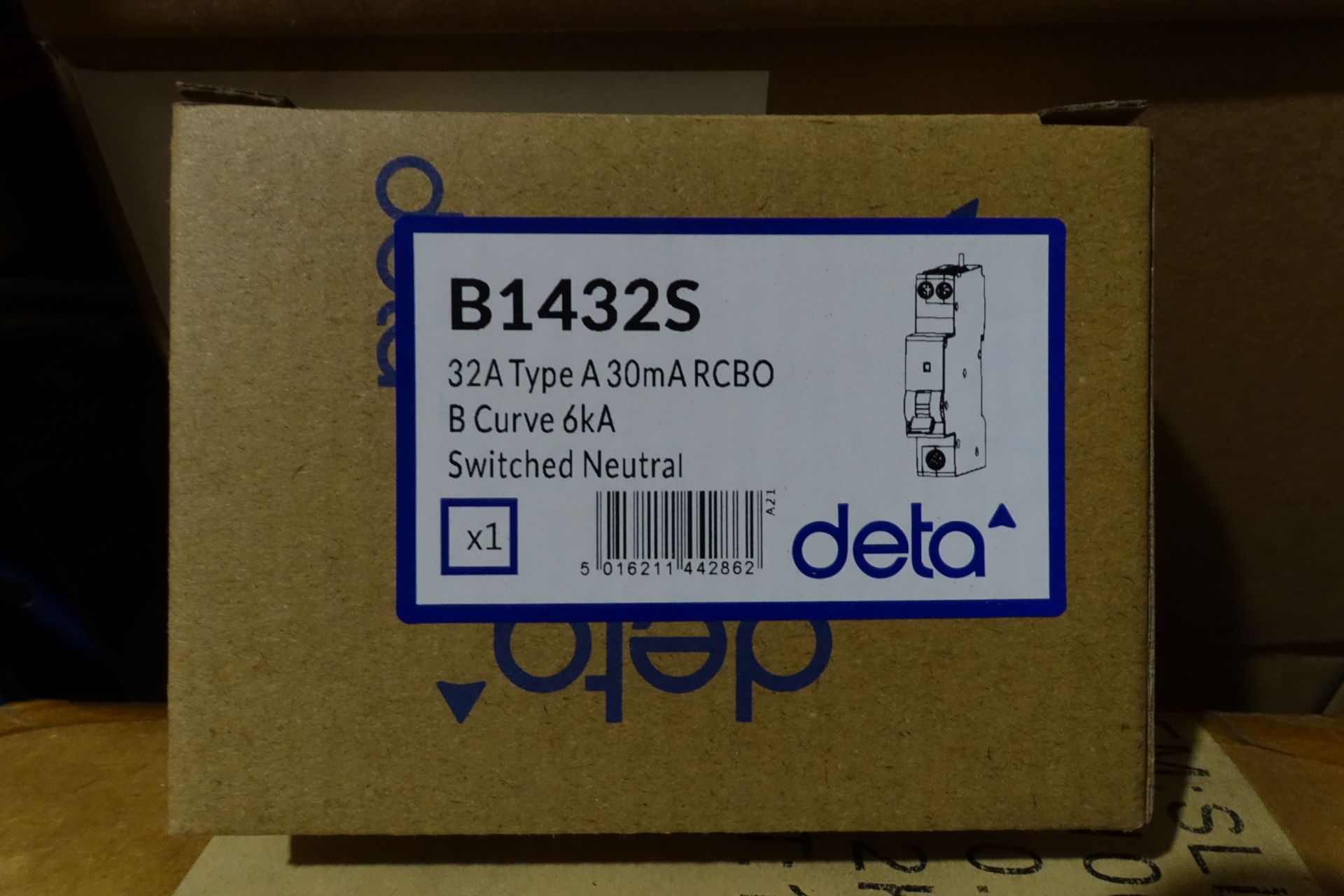 30 x DETA B14325 32Amp RCBO's Type A 30mA B Curve 6kA