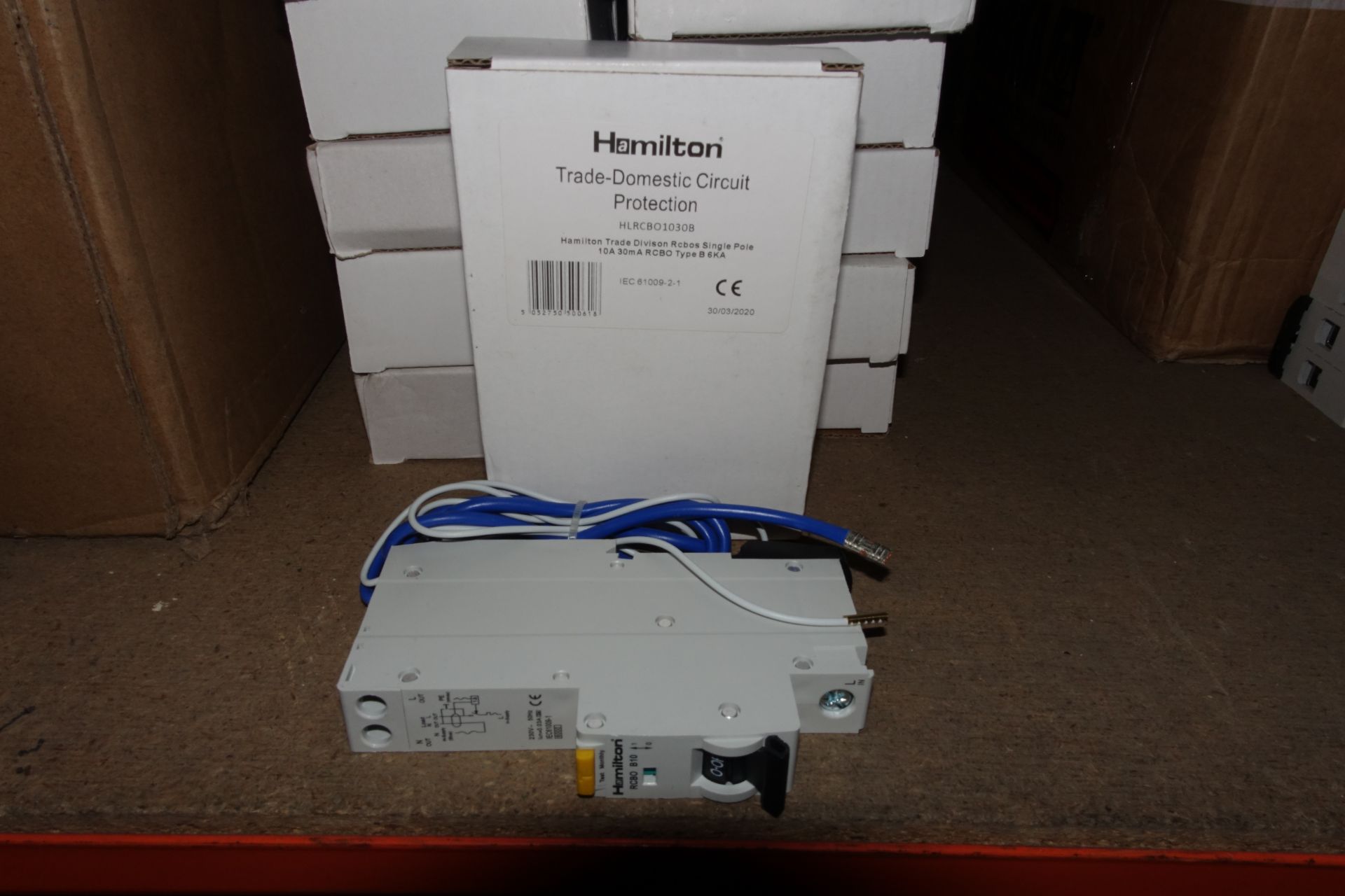 20 x HAMILTON AHLRCB01030B 10Amp RCBO's 30mA Type B