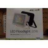 20 x AVENGE AGFLM20W 20W LED Floodlights 4000K White Finish