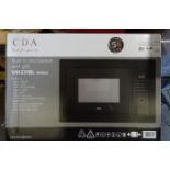 1 x CDA VM231BL Black Microwave and Grill