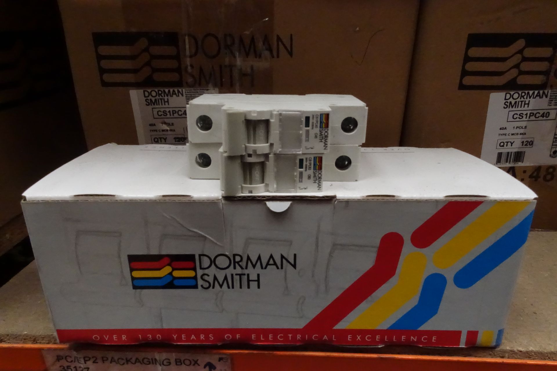 120 x DORMAN SMITH CSIPC40 40Amp MCB's 1 Pole Type C 6kA