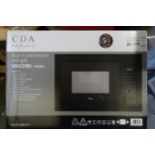 1 x CDA VM231BL Black Microwave and Grill