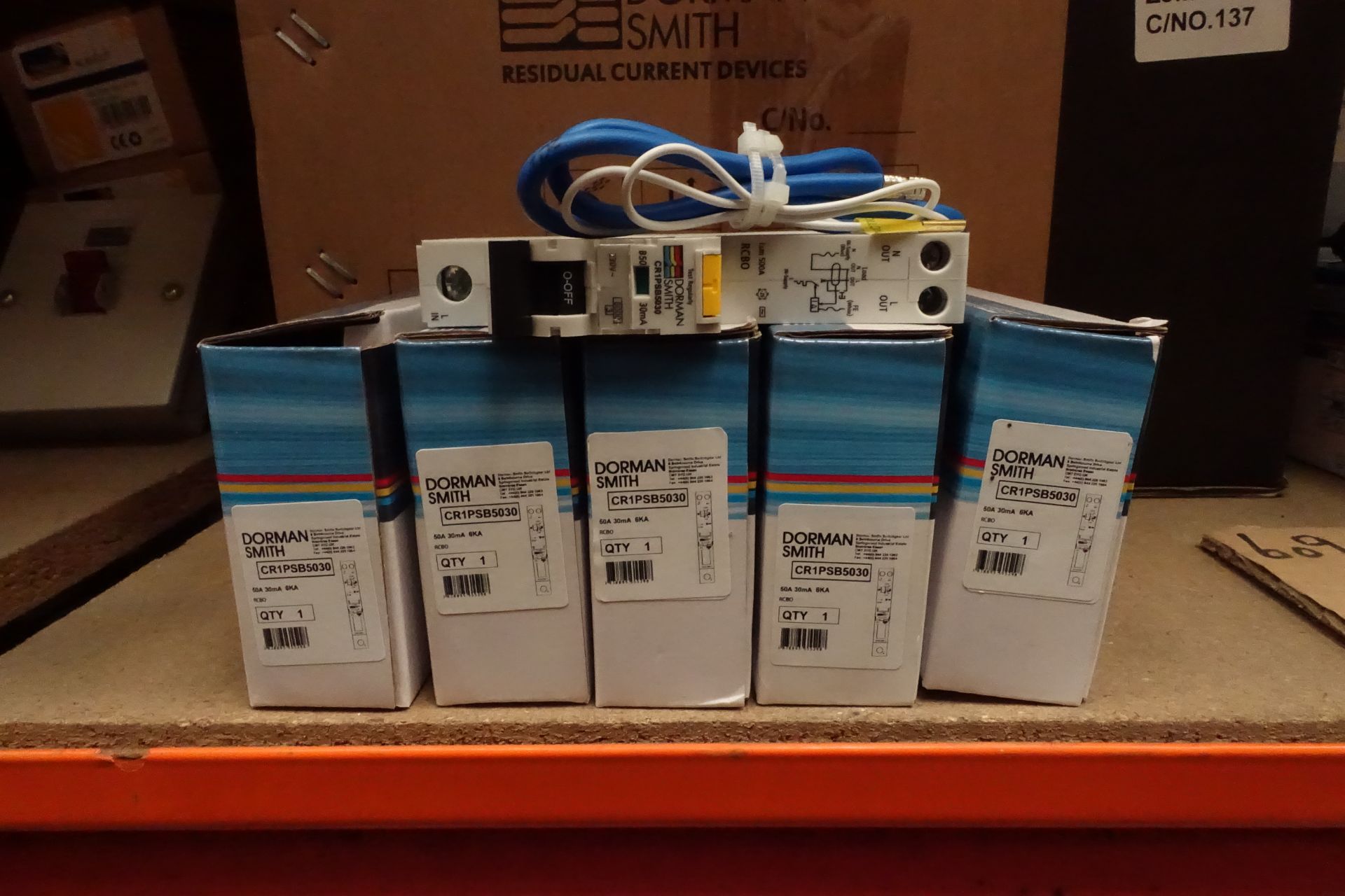 30 x DORMAN SMITH CRIPSB5030 50A RCBO's 30mA 6kA