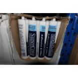 72 x Tubes of Super Cover Adhesive Filler 310ML White EXP 07-09/2024