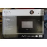 1 x CDA VM231BL Black Microwave and Grill