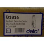 20 x DETA B1816 16Amp RCBO's Type A 30mA B Curve 6kA