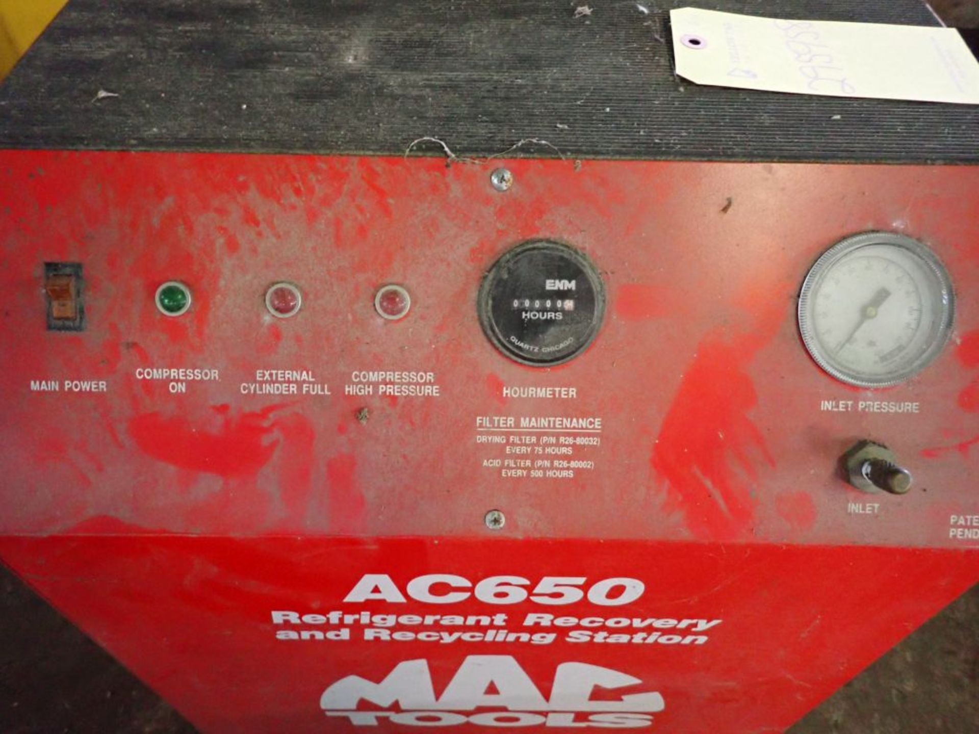 Mac Tools AC 650 Rolling Refrigerant Recovery & Recycling Station - Image 2 of 12
