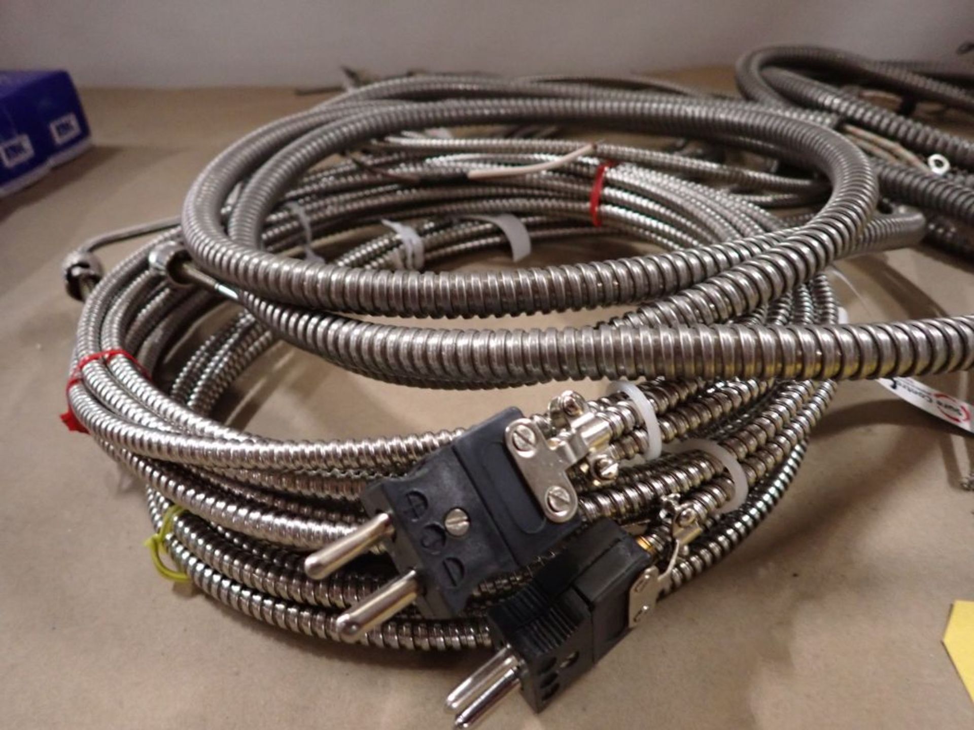 Lot of (7) Sure Controls Inc. Theromocouple Cable with Connectors - Image 2 of 3