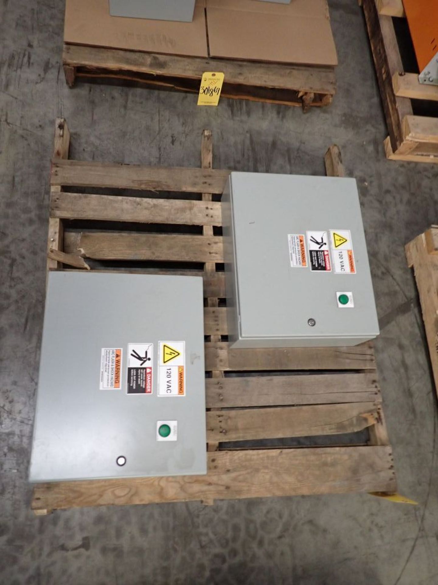 Lot of (2) Hoffman Nvent Industrial Control Panel Enclosure with Contents - Image 2 of 15