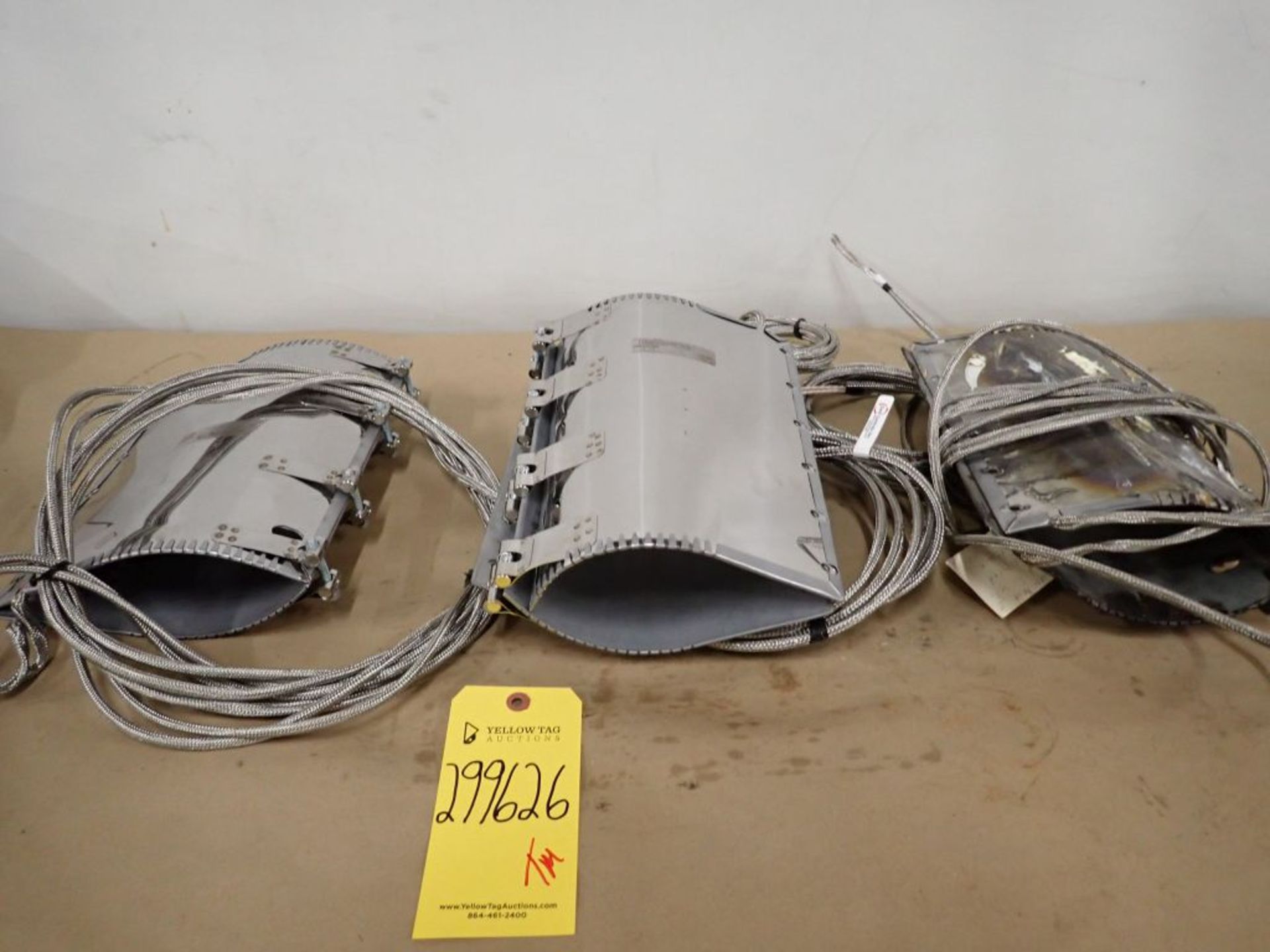 Lot of (3) Tempco Tubular Band Heater for Injection Moldings