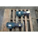 Lot of (2) Boston 3.66 HP Gearmotors