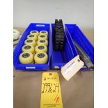 Lot of Fluted Shaft, Conveyor Sprocket and Roller Wheels