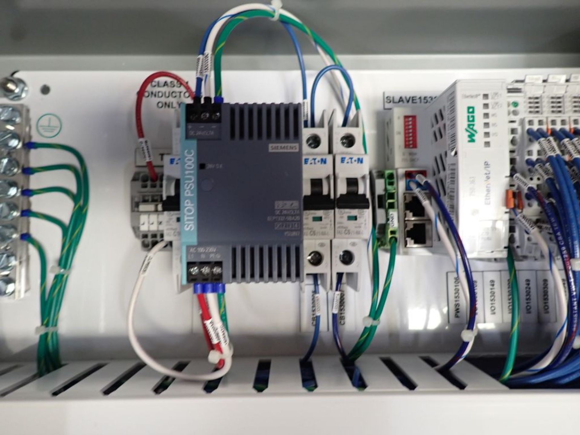 Lot of (2) Hoffman Nvent Industrial Control Panel Enclosure with Contents - Image 7 of 15