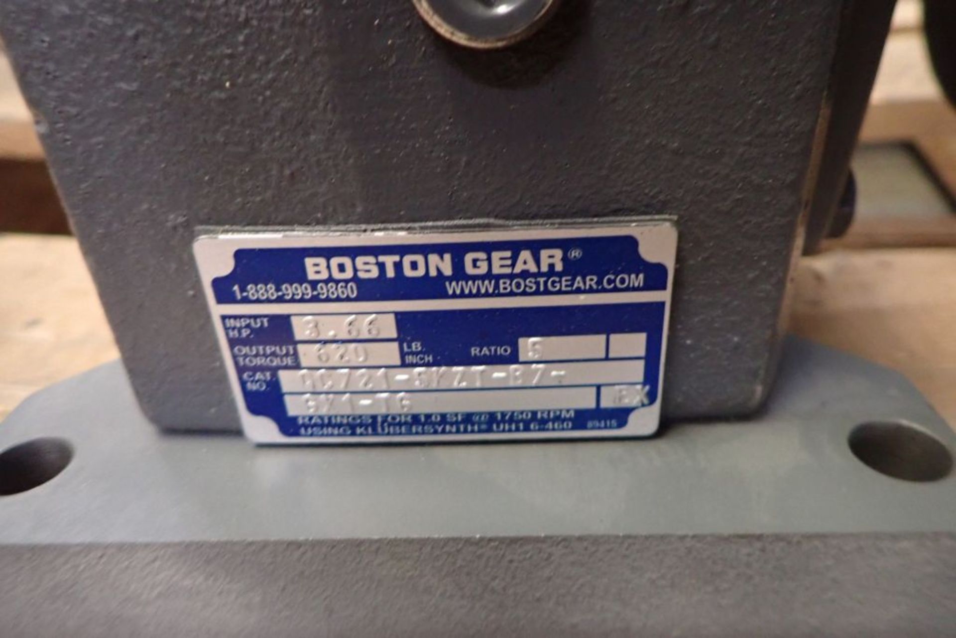 Lot of (2) Baldor Motors with Boston Gear - Image 9 of 11