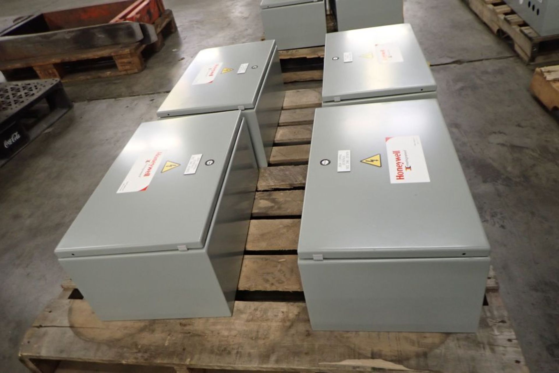 Lot of (4) Hoffman Nvent Industrial Control Panel Enclosures with Contents - Image 3 of 6