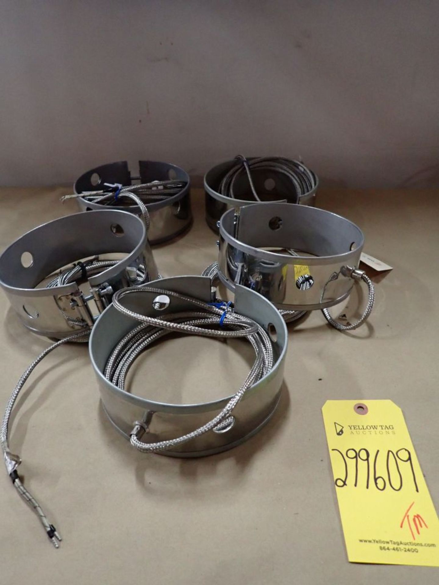 Lot of (5) Tempco Band Heaters for Injection Moldings