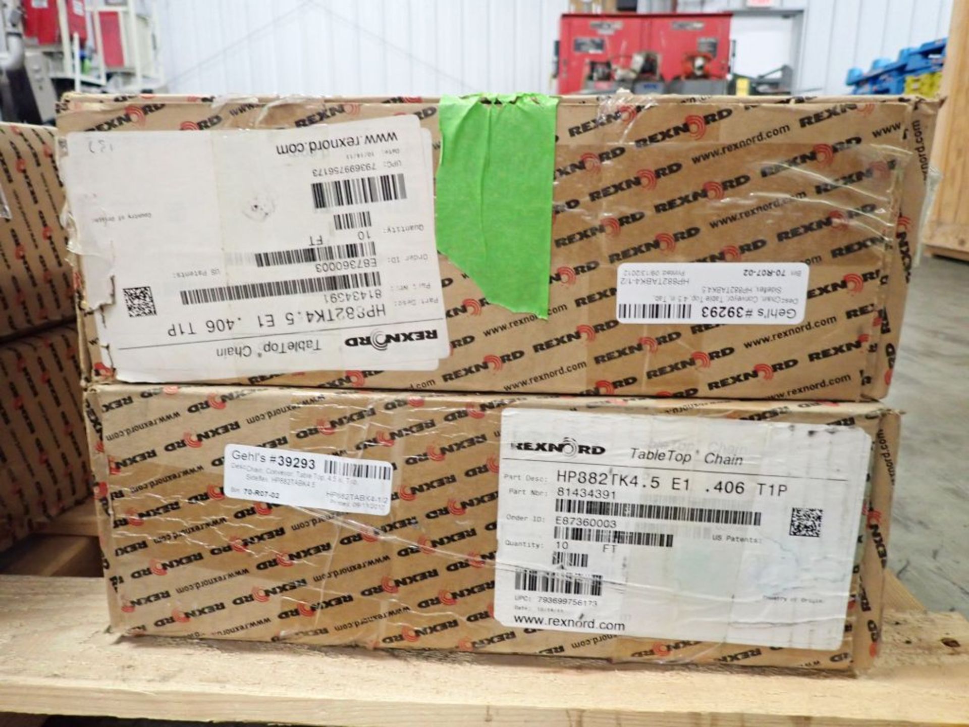 Lot of (7) Boxes of Rexnord Conveyor Chain - Image 7 of 9
