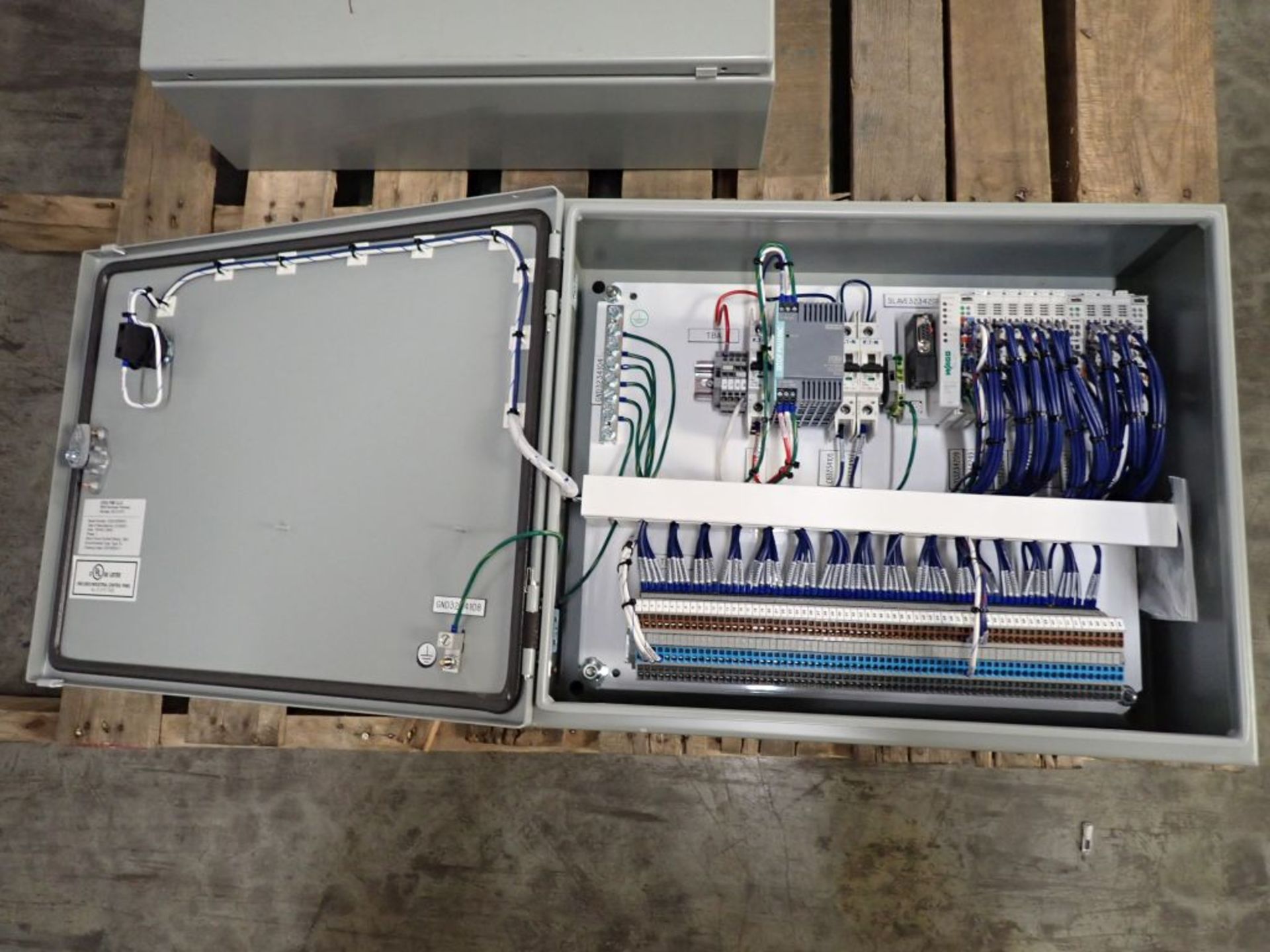 Lot of (2) Hoffman Nvent Industrial Control Panel Enclosure with Contents - Image 11 of 15