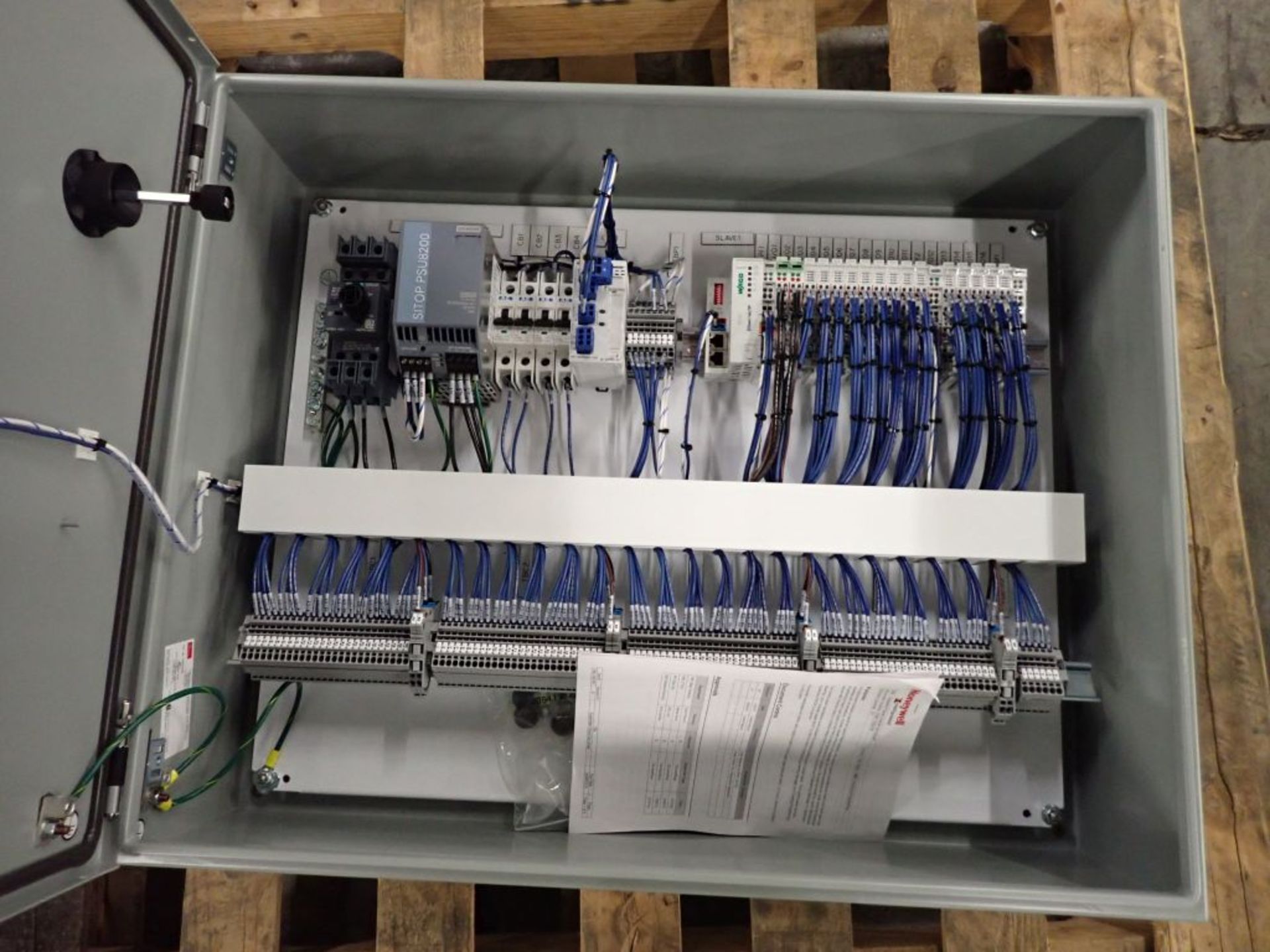 Hoffman Nvent Industrial Control Panel Enclosure with Contents - Image 4 of 7