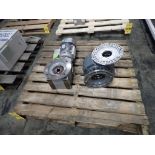 Lot of (2) Right Angle Drives and (1) 2.2 KW Motor