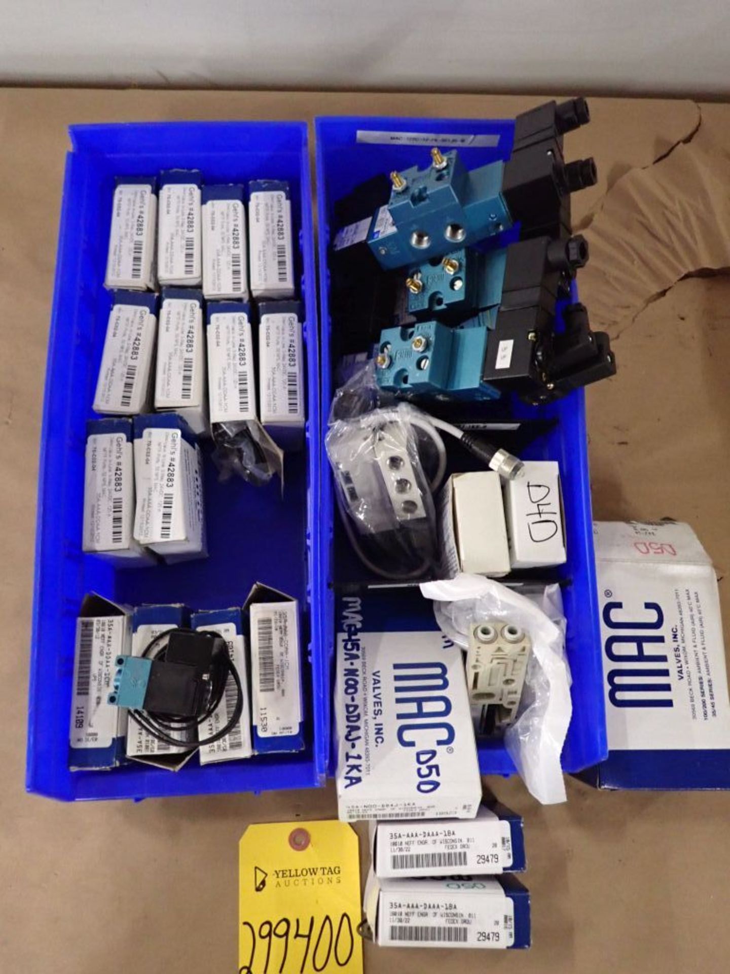 Lot of Assorted Pneumatic Manifolds, Solenoid Leads and Solenoid Valves - Image 2 of 7